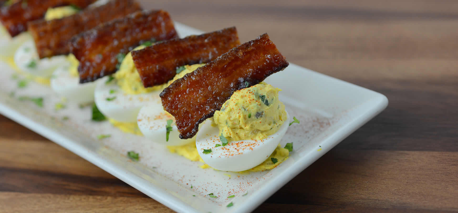 Truffle Deviled Eggs Truffle Deviled Eggs